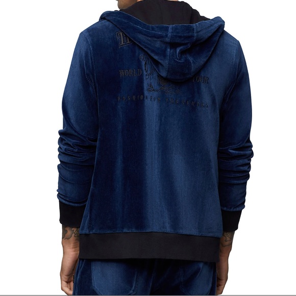 True Religion VELOUR CORDUROY TRACKSUIT Top & Bottom $300Retail-Mens XXXL-NWT - Picture 4 of 10